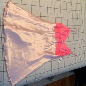 Silk and lace nightgown/slip